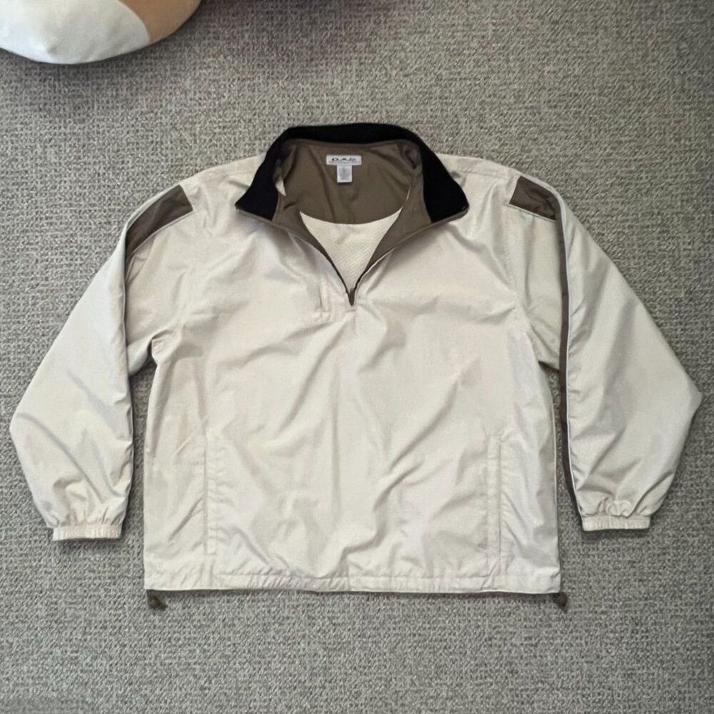 DAC Performance Cream Windbreaker Quarter Zip